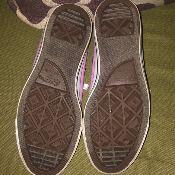 Converse  Purple All Stars Great Condition - Picture 6 of 6